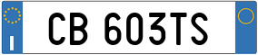 Truck License Plate